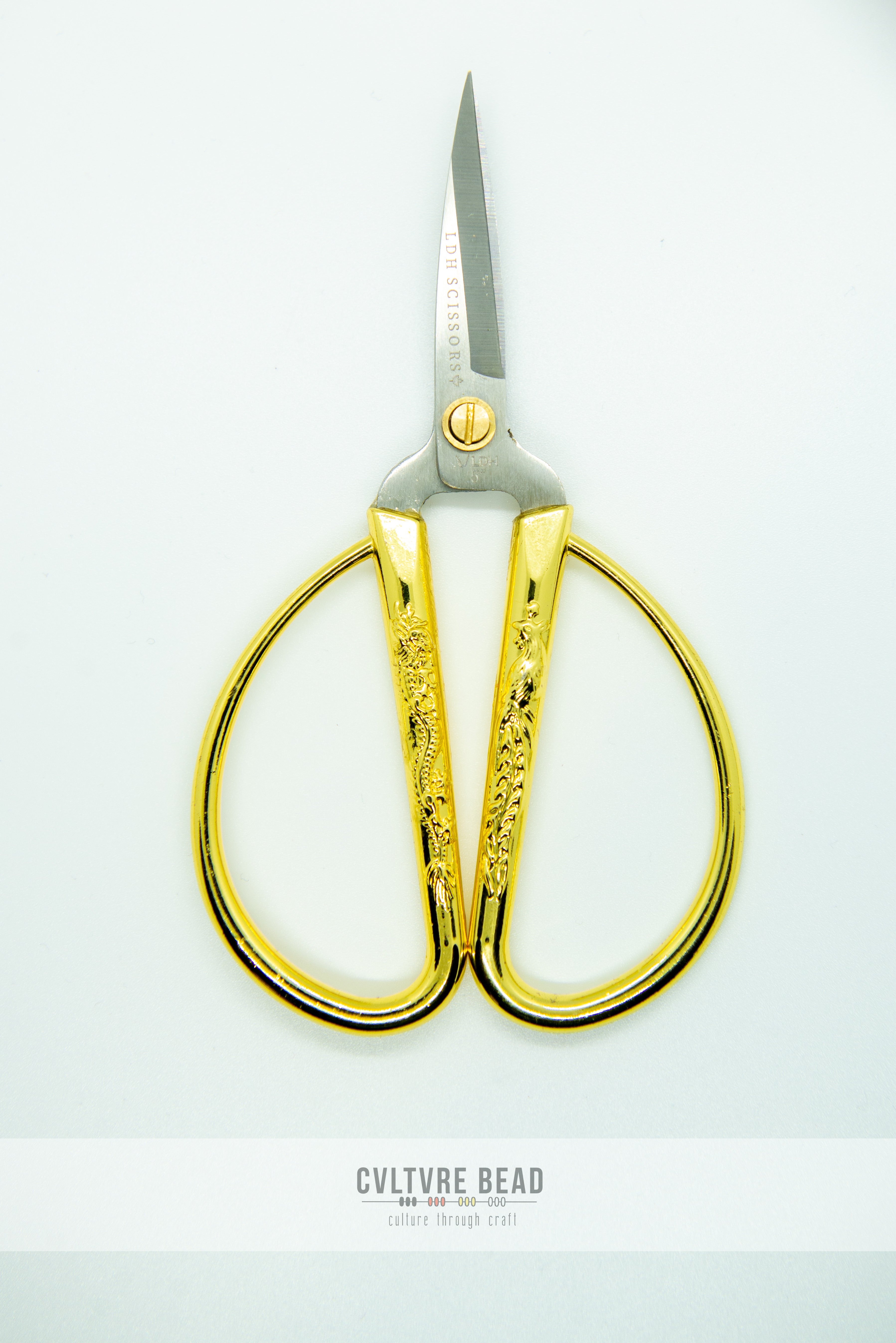 5” LDH Imperial Scissors - Dragon & Phoenix